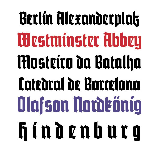 Golpon Font Fraktur