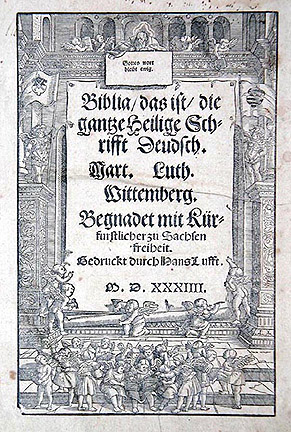 Bible. Wittenberg: Hans Lufft, 1534