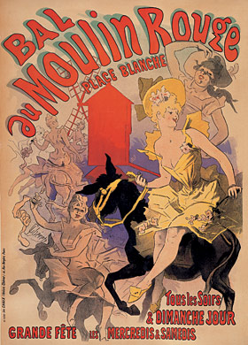 Jules Chéret, Bal du Moulin Rouge, 1889