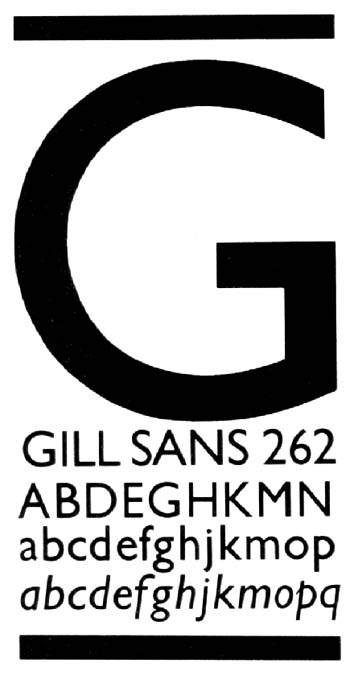 Gill Sans