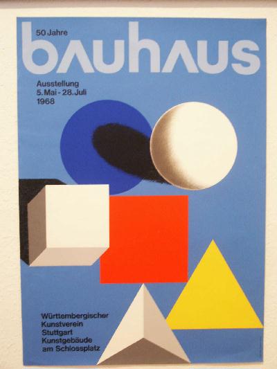 Herbert Bayer, 50 jahre Bauhaus, austellung, 1968,
